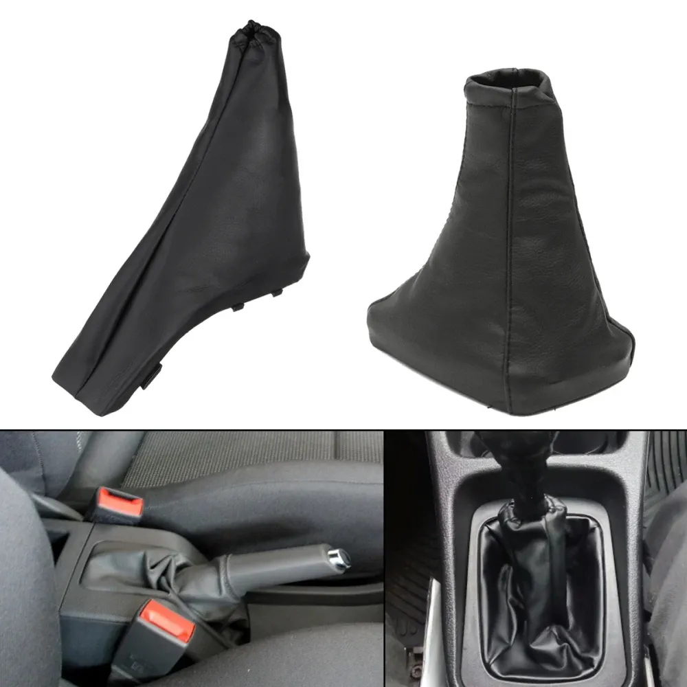 Gear Shift Dustproof Covers Set Opel Astra G and Zafira PU Leather Manual Transmission 1998-2004