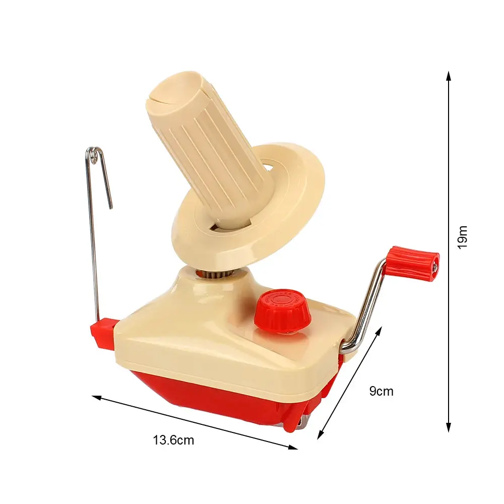 Hand Operated Wool Winder Machine Yarn, DIY Sewing Craft Tool, Tabletop
