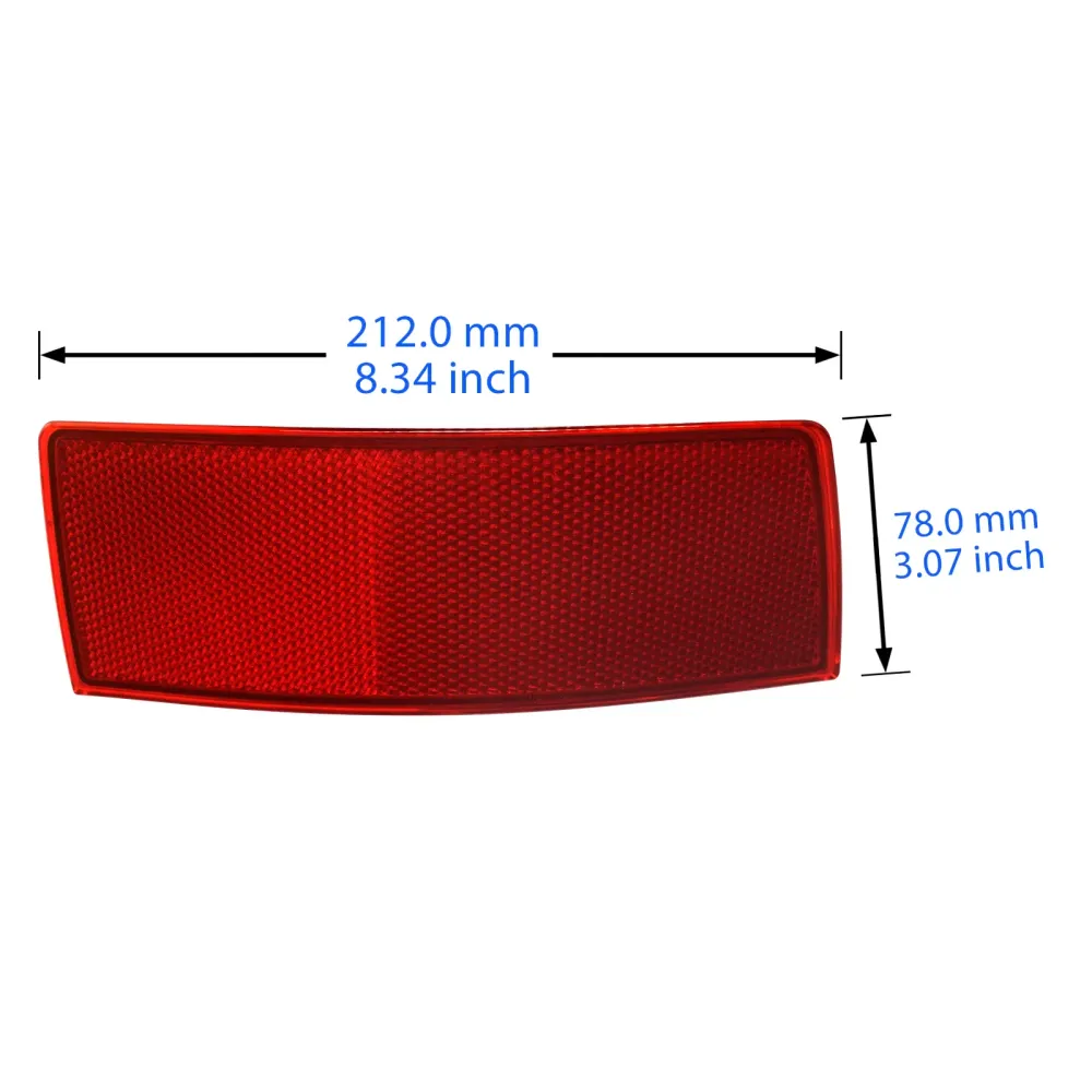 Left Rear Bumper Reflector Light Assembly Direct Replacement Mercedes GLK X204