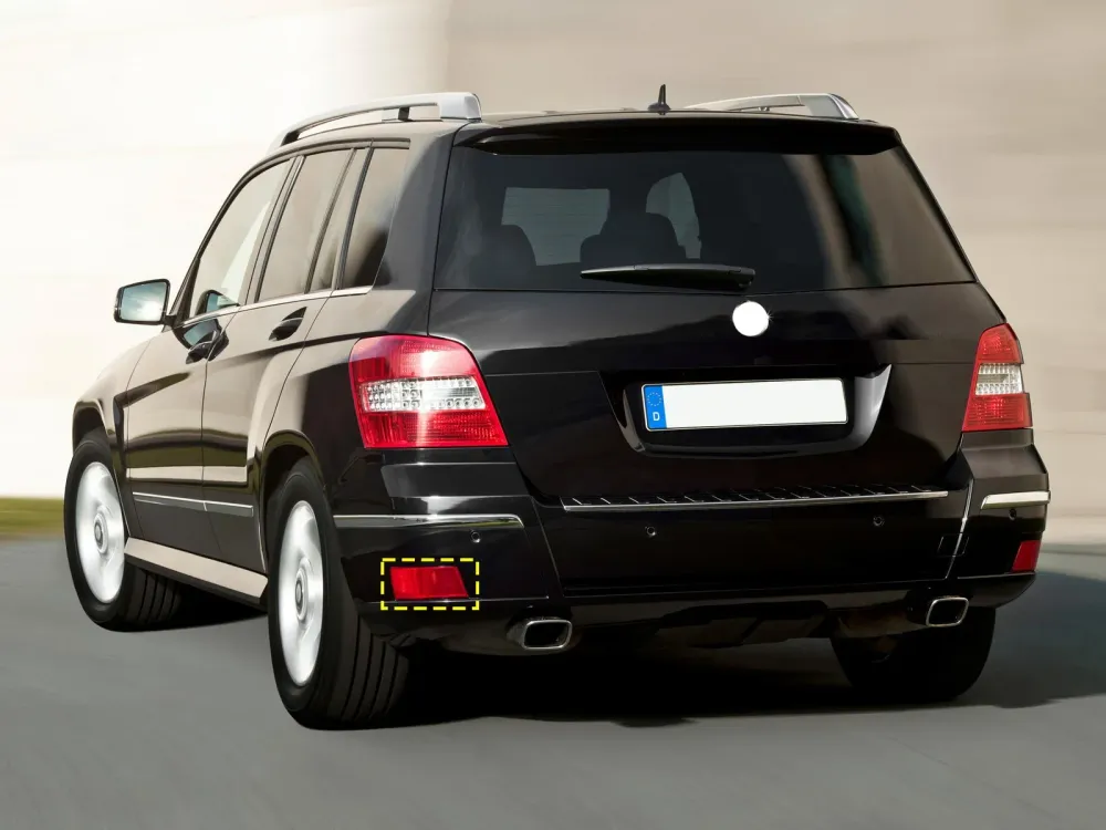 Left Rear Bumper Reflector Light Assembly Direct Replacement Mercedes GLK X204