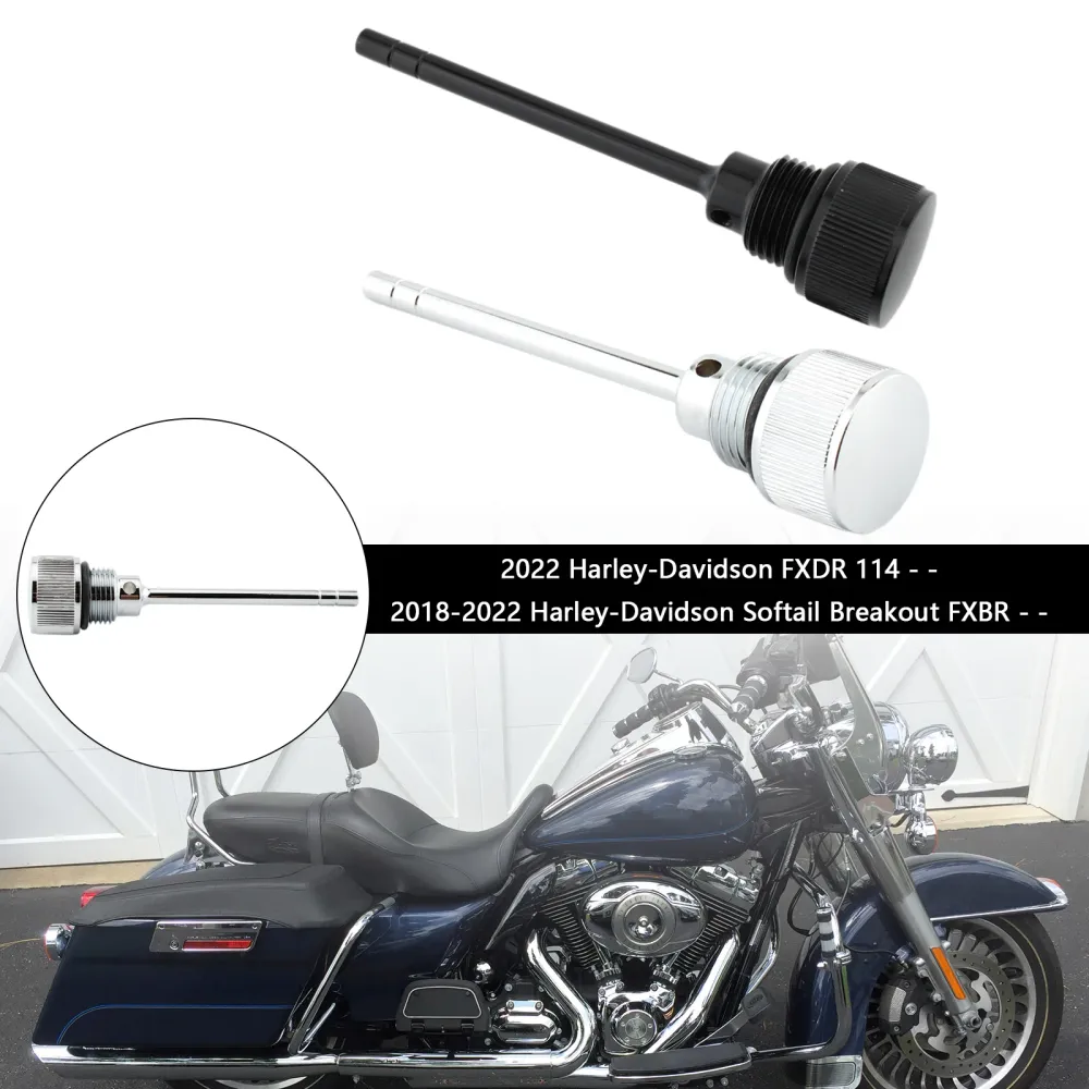 1105-0022 Oil Dipstick Tank Cap Plug Softail Road Glide 07-19
