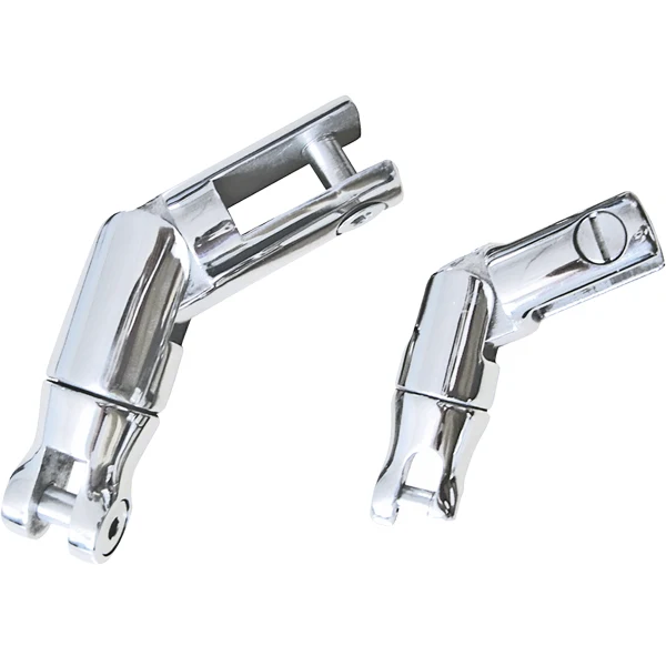 Ankersvivel kjetting 6-8mm med knoke, AISI 316, 800 kg bruddstyrke, 116 mm lengde