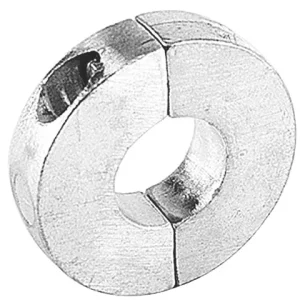 Talamex, Akselanode smal, Aluminium med Rustfri Bolt, 20-30mm – Størrelse: 20mm - Udv. Ø60mm - H 15mm - 120g