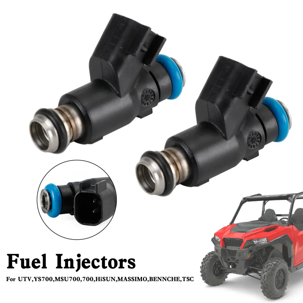 Hisun EFI 700 ATV UTV MASSIMO QLINK TSC YS MSU 25377439 Drivstoffinjektor 2PCS