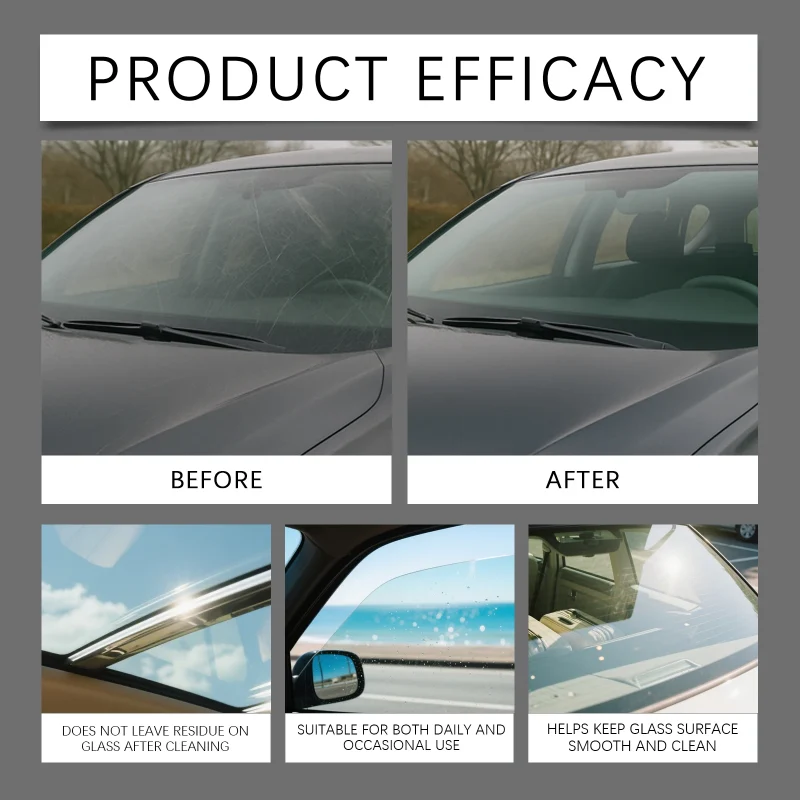 CarCleaner 1+1 GRATIS: Striperfri, Enkel Å Bruke Bilvask Glass