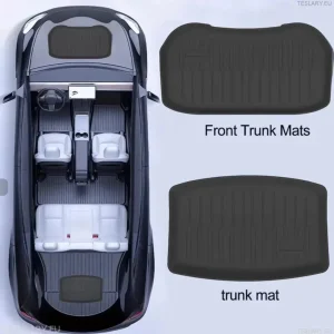 Front og bakre TPE -lagringsmatter Tesla Model 3 Highland (2)