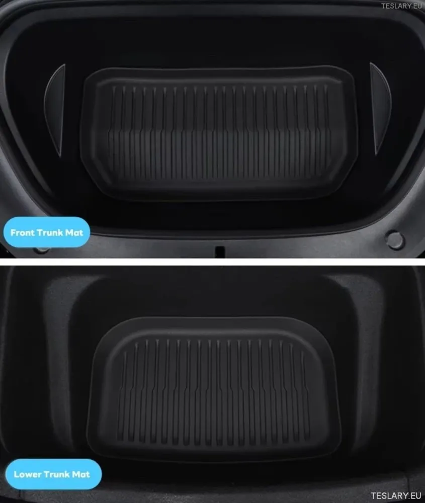 Front og bakre TPE -lagringsmatter Tesla Model 3 Highland (2)