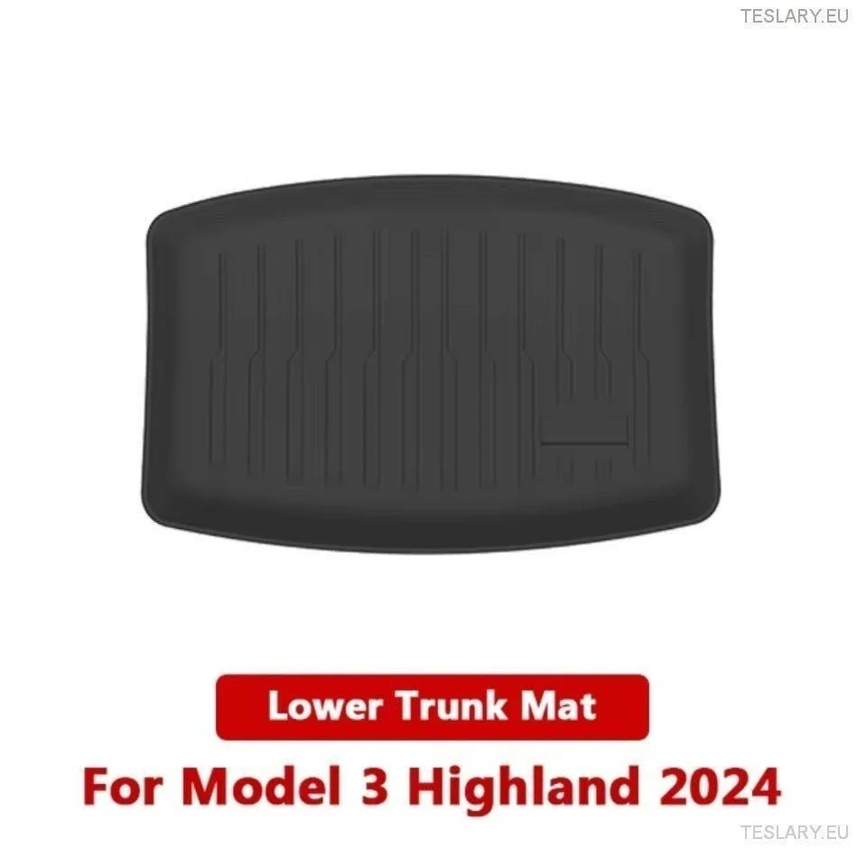 Front og bakre TPE -lagringsmatter Tesla Model 3 Highland (2)