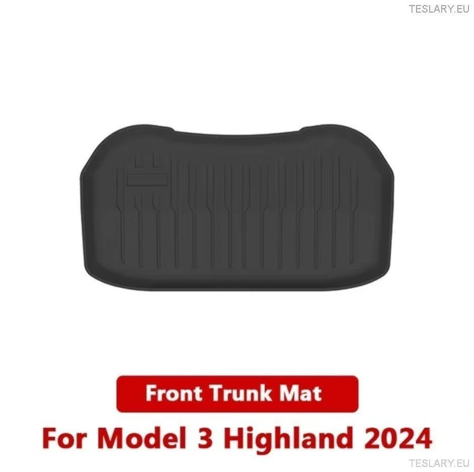 Front og bakre TPE -lagringsmatter Tesla Model 3 Highland (2)