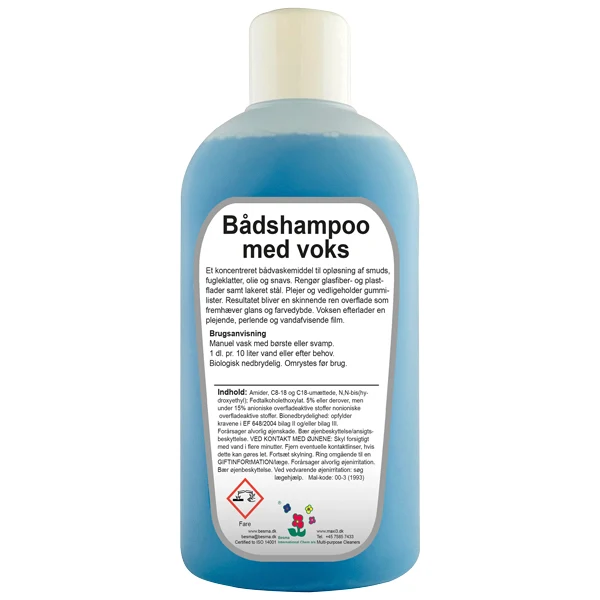 Båtsjampo med voks 1 ltr.