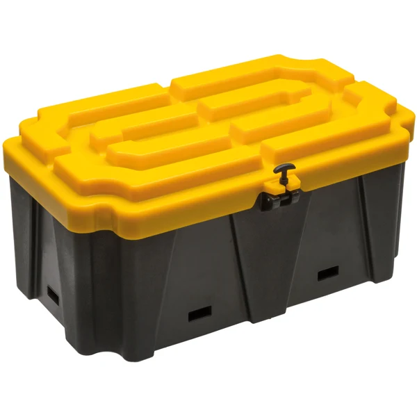 Batteriboks sterk 356x660mm, polyetylen, 457 x 710 x 300 mm