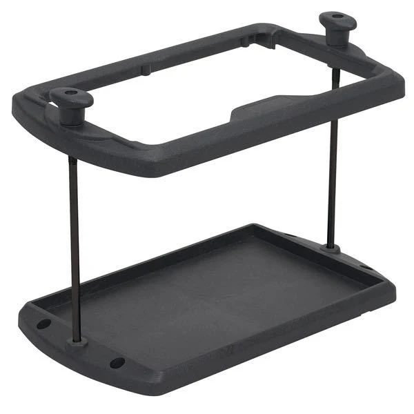 Batteriholder liten modell, 28x18 cm, Sort, Plast