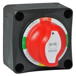 Talamex, Hovedbryter mini 300A, 48V, maks 200A, CE-merket