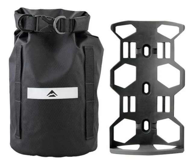 Merida travel gaffelveske black/gray 5 ltr