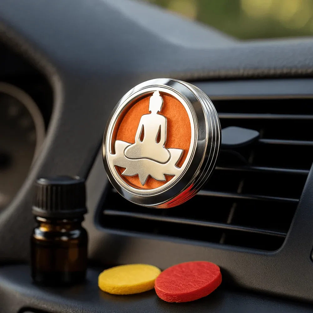 Bilventilklips Diffuser Lotus Buddha, 10 Puter