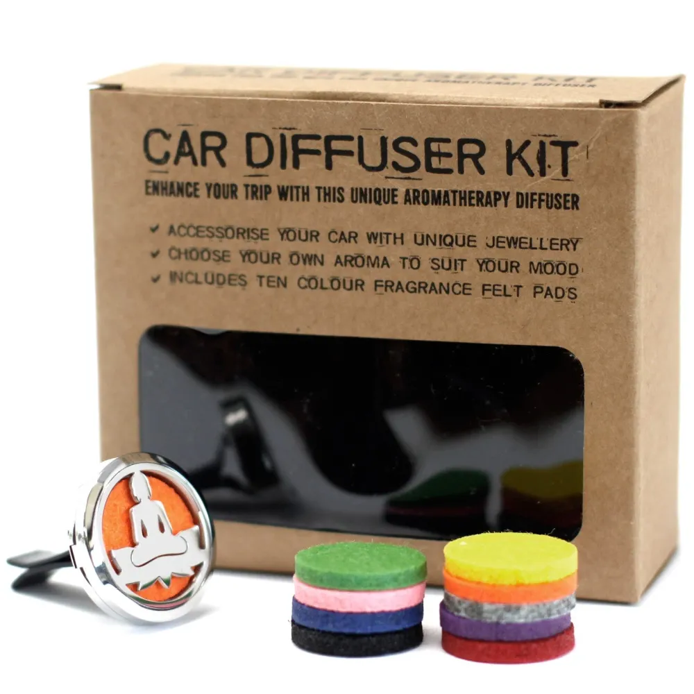 Bilventilklips Diffuser Lotus Buddha, 10 Puter