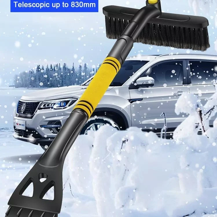 Snøbørste med isskrape + iskraper holder til bilrute 2 i 1