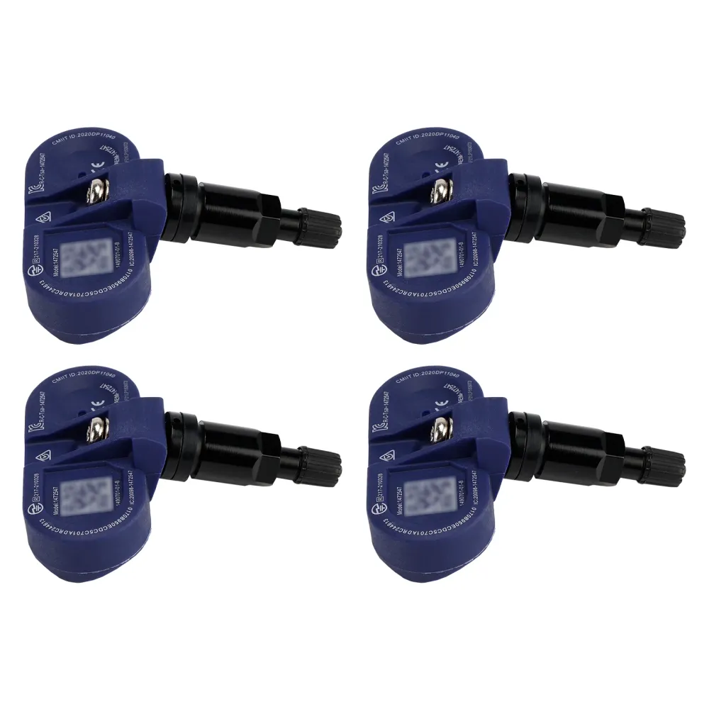 4pcs Bluetooth TPMS Dekktrykkssensor Tesla Model 3/S/X/Y 2021-2024