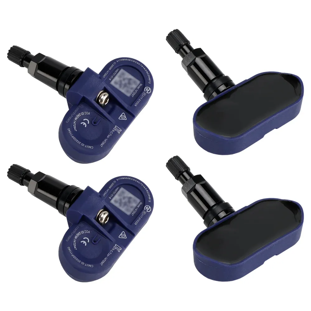 4pcs Bluetooth TPMS Dekktrykkssensor Tesla Model 3/S/X/Y 2021-2024