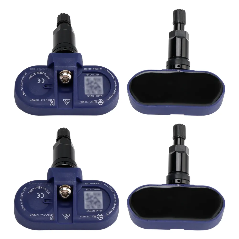 4pcs Bluetooth TPMS Dekktrykkssensor Tesla Model 3/S/X/Y 2021-2024
