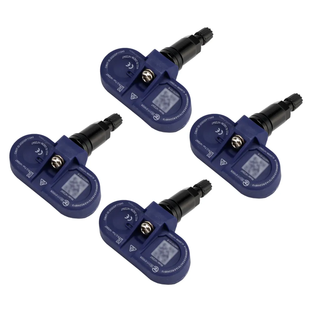 4pcs Bluetooth TPMS Dekktrykkssensor Tesla Model 3/S/X/Y 2021-2024