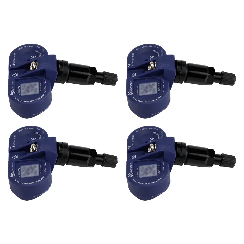 4pcs Bluetooth TPMS Dekktrykkssensor Tesla Model 3/S/X/Y 2021-2024
