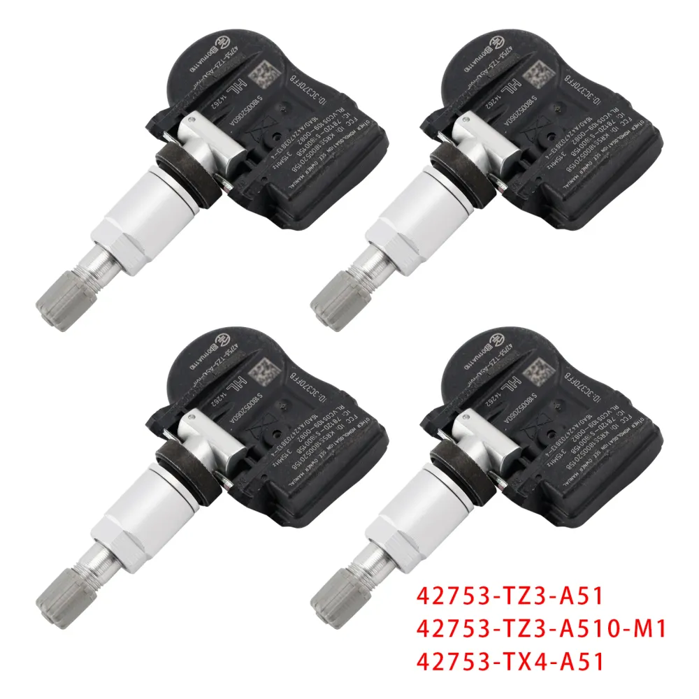 4x TPMS Dekktrykkssensor Acura MDX RDX TLX ILX 42753TZ3A51