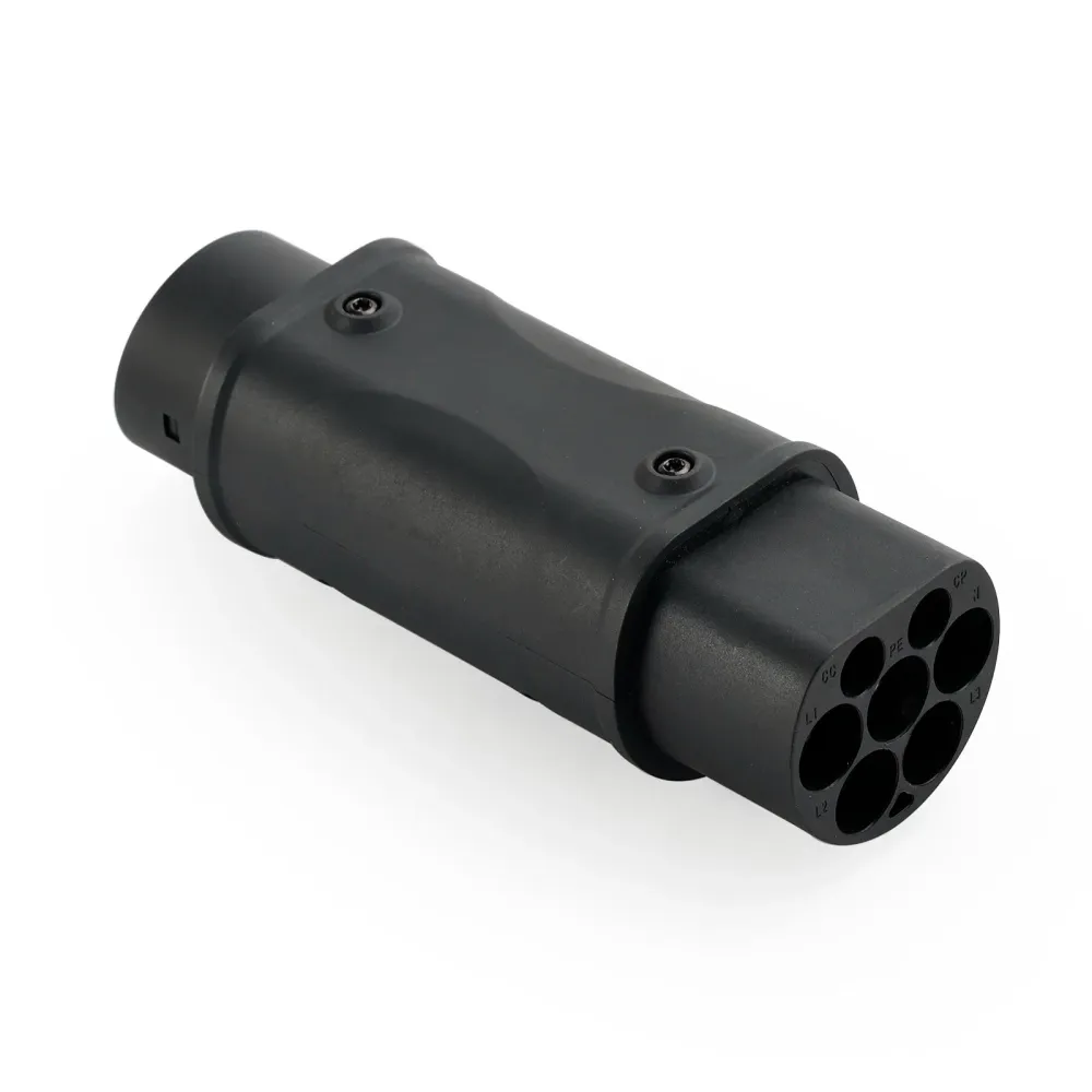 SAE Type 2 til Type 1 EV Lading av taubaneradapter IEC 62196 2 til J1772