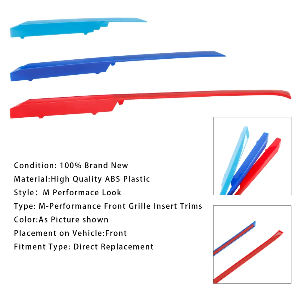 2025 BMW X3 Tri-Color ABS Front nyregruppe Insert Trims Clip