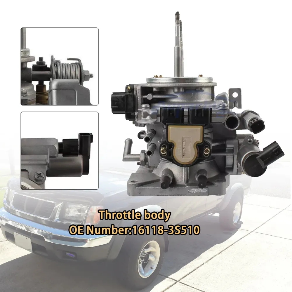 1998-2002 Nissan Frontier Xe Se 4 CYL 2.4L Gasspjeld 16118-3S510