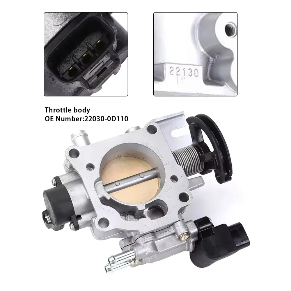 Gassbodusmontering 22030-0D110 Toyota Corolla Matrix 2003-2005 1.8L