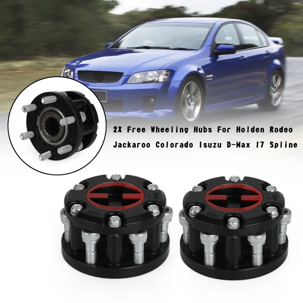 1987-1993 Holden Jackaroo 2X gratis Wheeling Hubs 17 Spline generisk