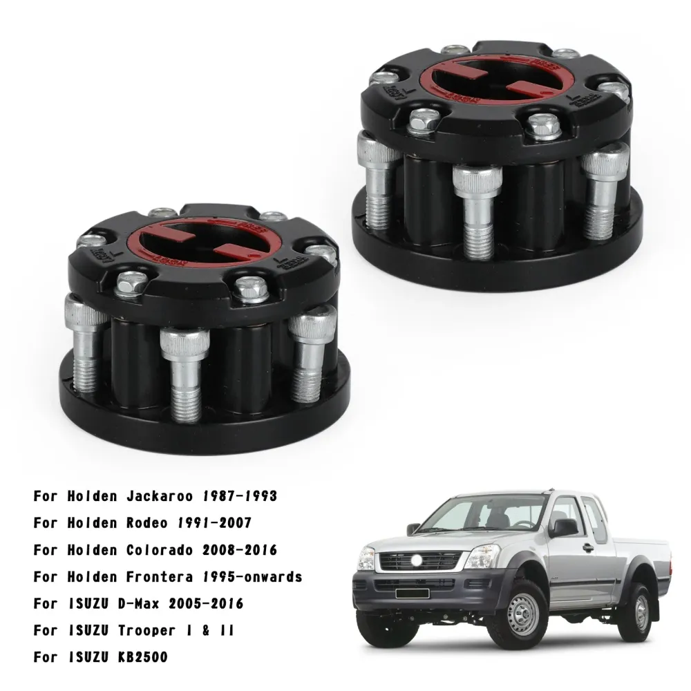 1987-1993 Holden Jackaroo 2X gratis Wheeling Hubs 17 Spline generisk