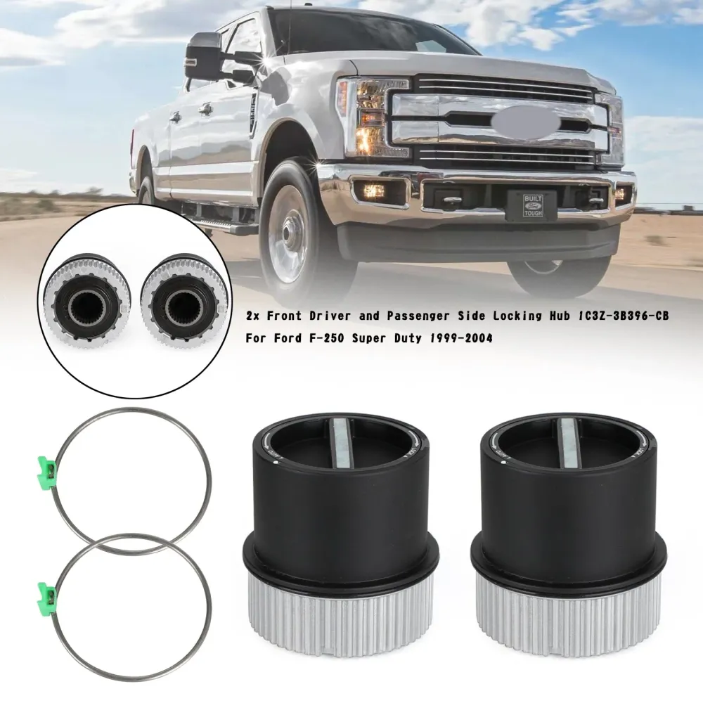 2x Ford F-250 Super Duty 1999-2004 Front Locking Hub 1C3Z-3B396-CB FedEx Express