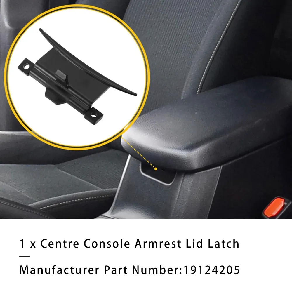 Black Center Console Armrest Lid Latch Chevy Impala 2006-2013 19124205