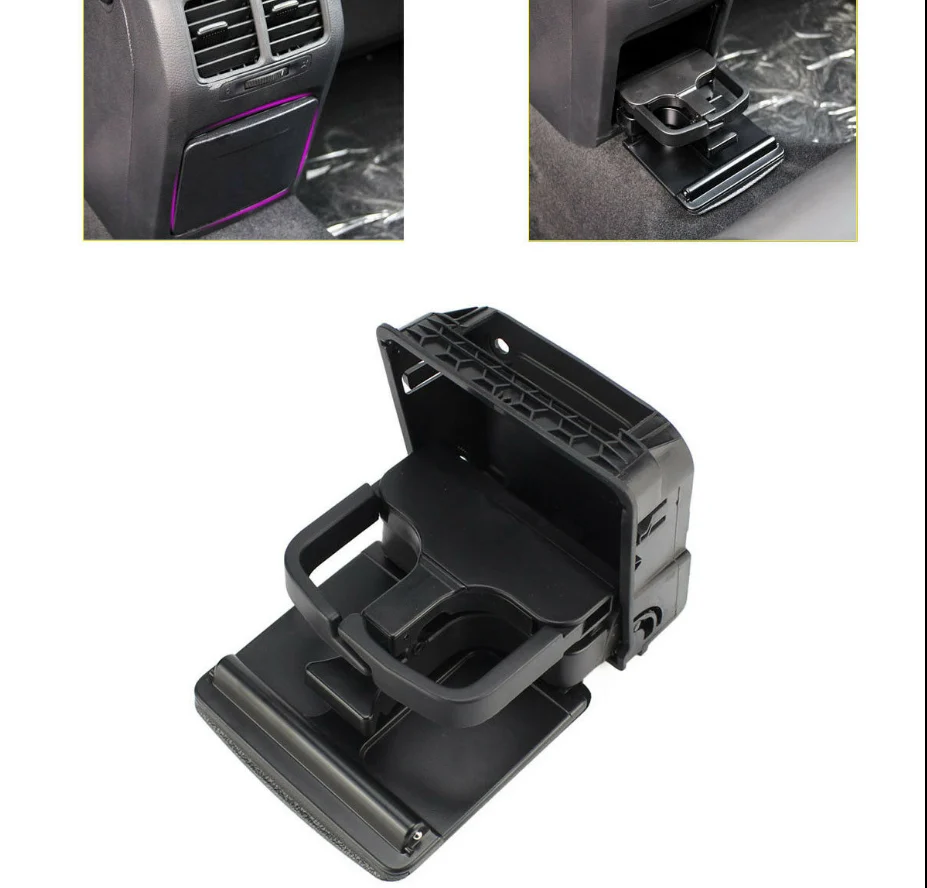 2006-2011 VW EOS Back Armrest Central Console Cup Holder 1K0 862 533