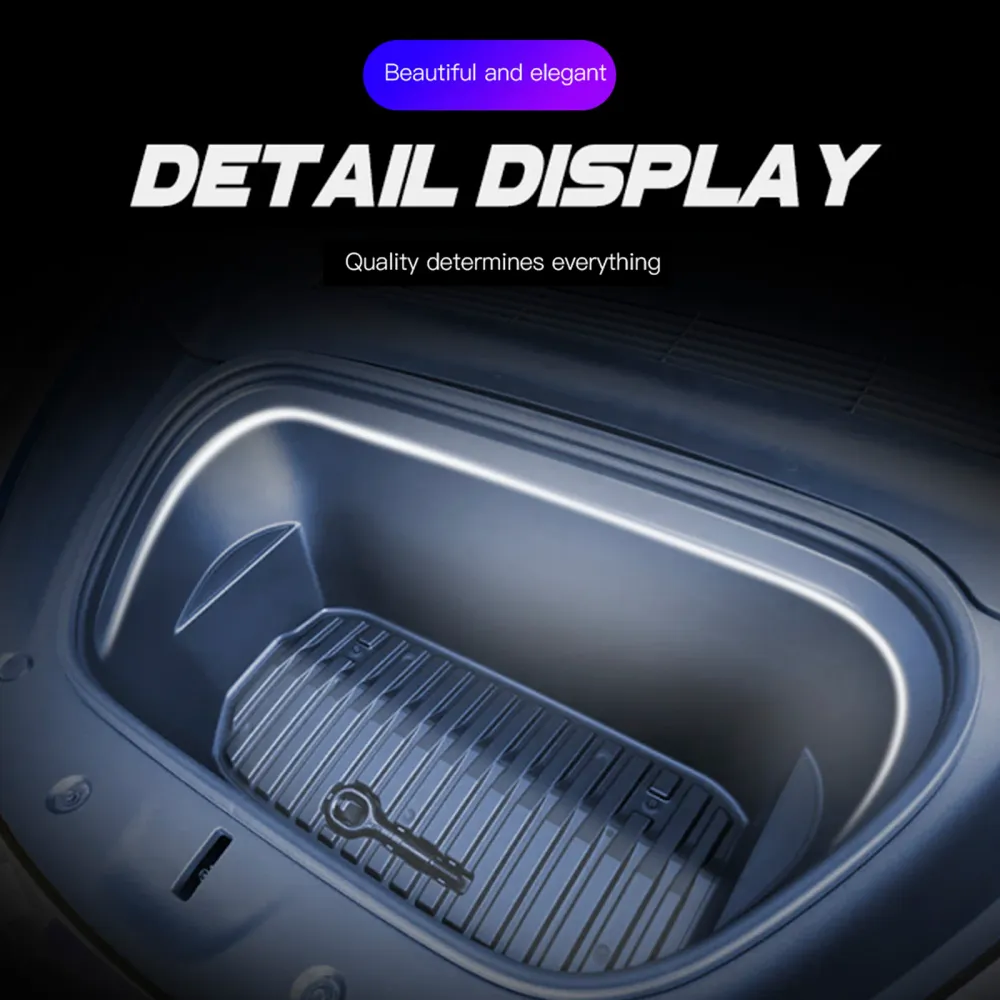 Front Trunk Ambient Atmosphere LED Light Strip Warm Color Tesla Model 3/Y/S/X