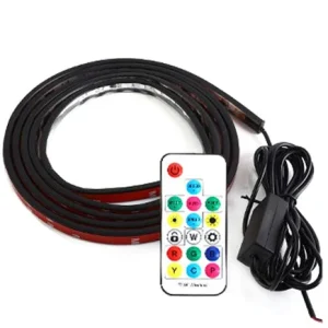 Lastebil fargerik streamer markering LED -lysstrimler med fjernkontroll 2,4m