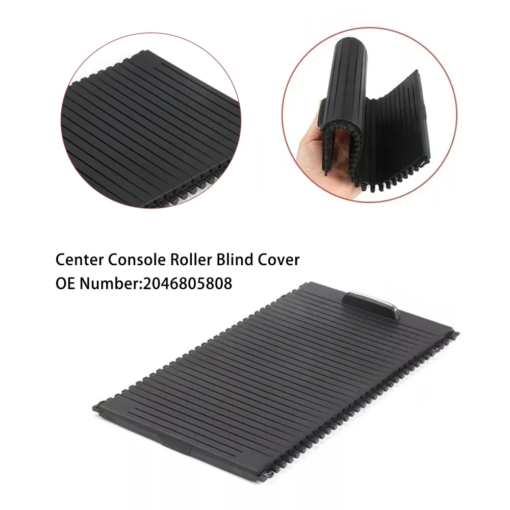 Center Console Roller Blind Cover Black Fit Mercedes Benz X204 GLK 2008-2015