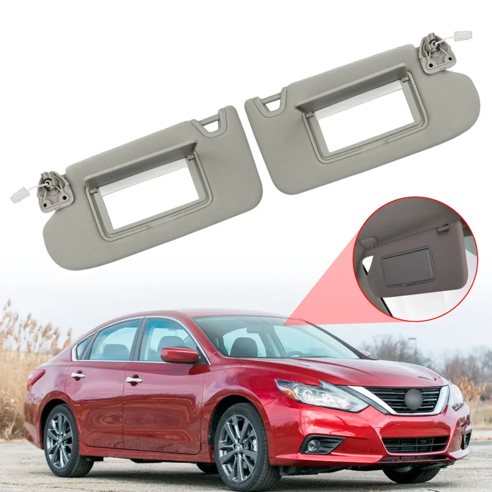 2013-2018 Nissan Altima 2 stk. grå solskjermer venstre & Høyre 96401-3TA2A 96400-3TA2A