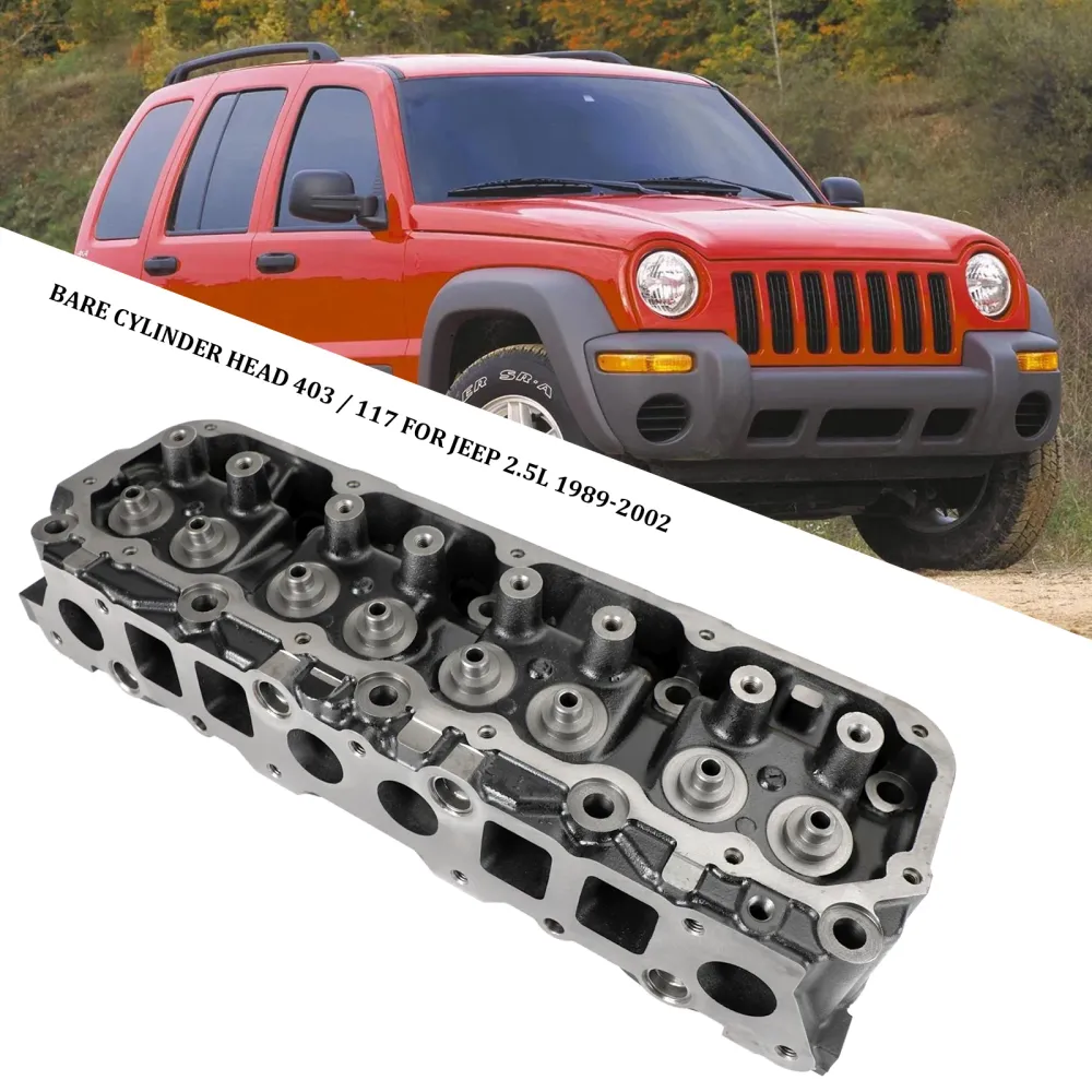 1989-2002 JEEP 2.5L bare sylinderhode 403/117