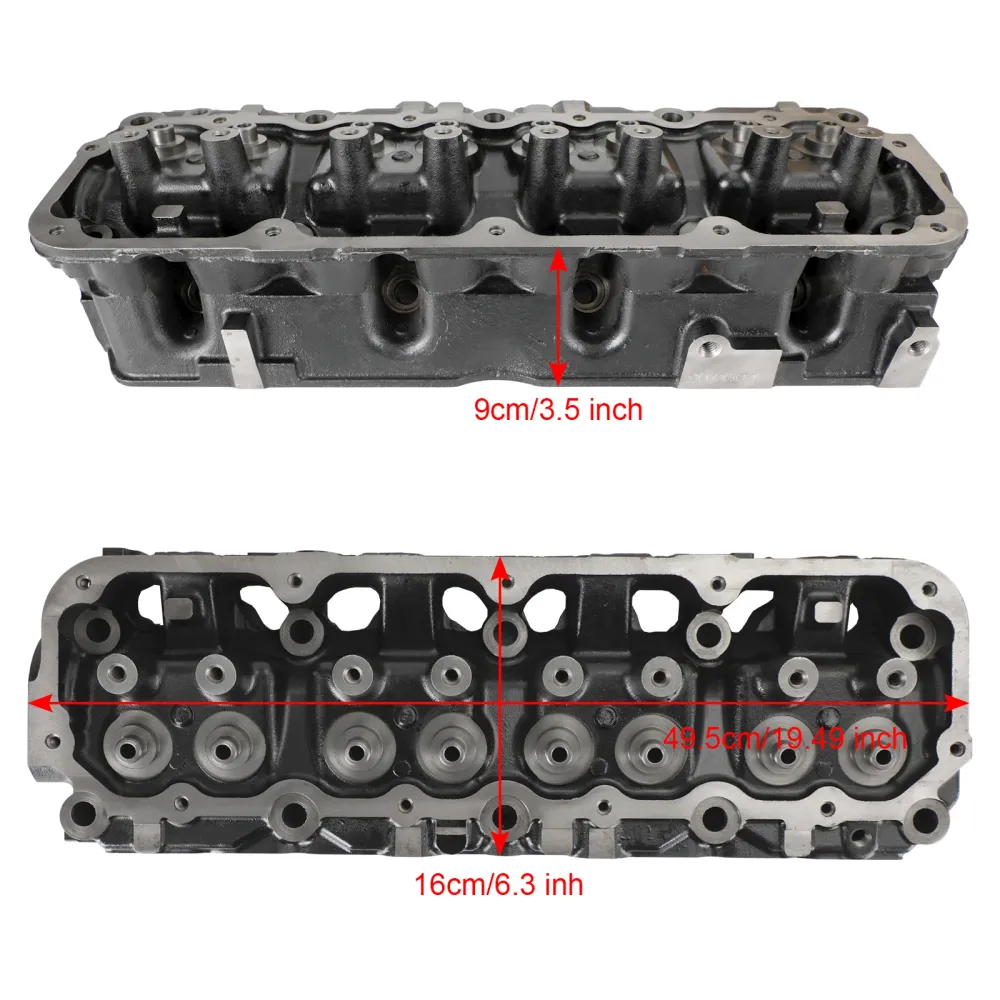 1989-2002 JEEP 2.5L bare sylinderhode 403/117