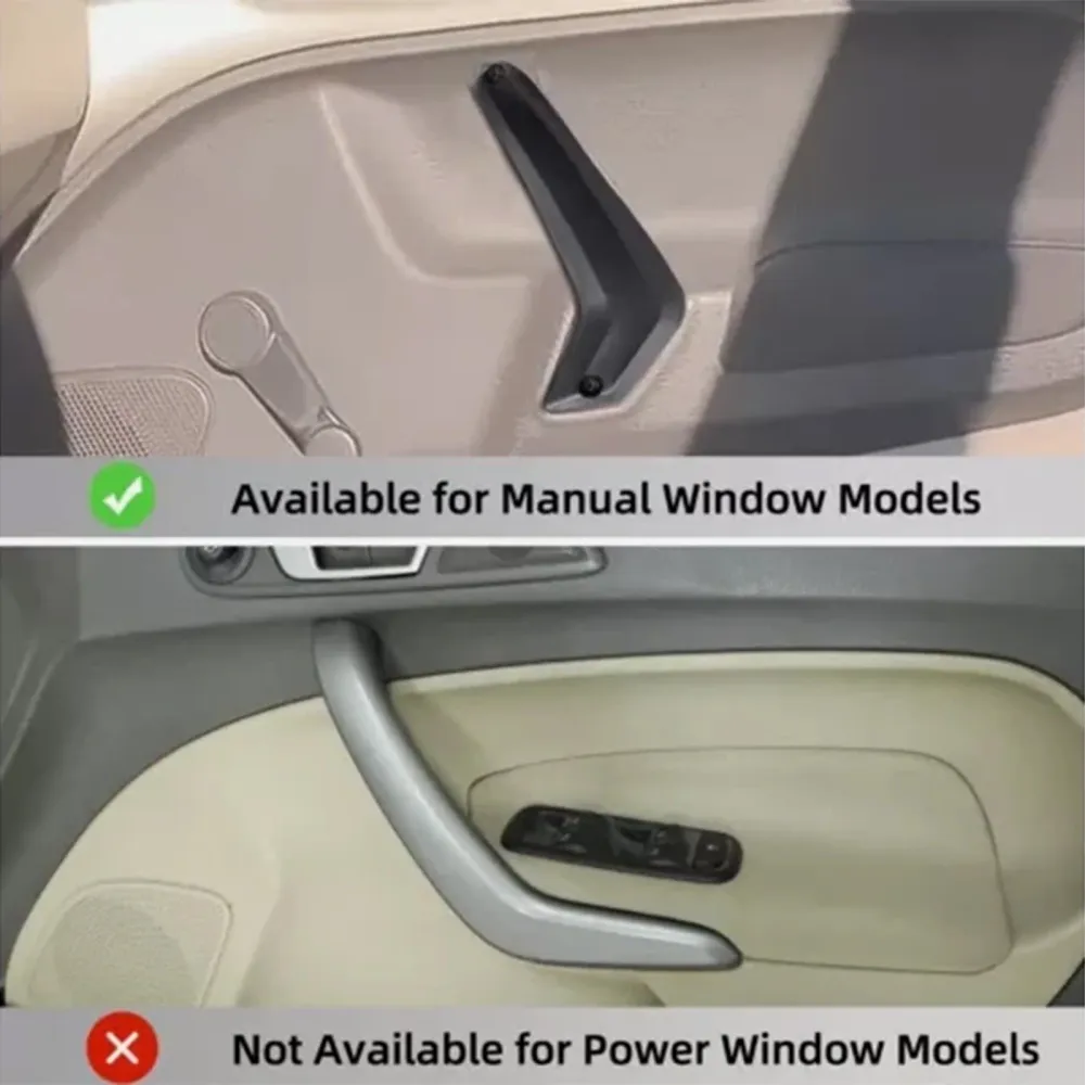 2011-2020 Ford Fiesta Interior Right Side Door Pull Handle Manual Window