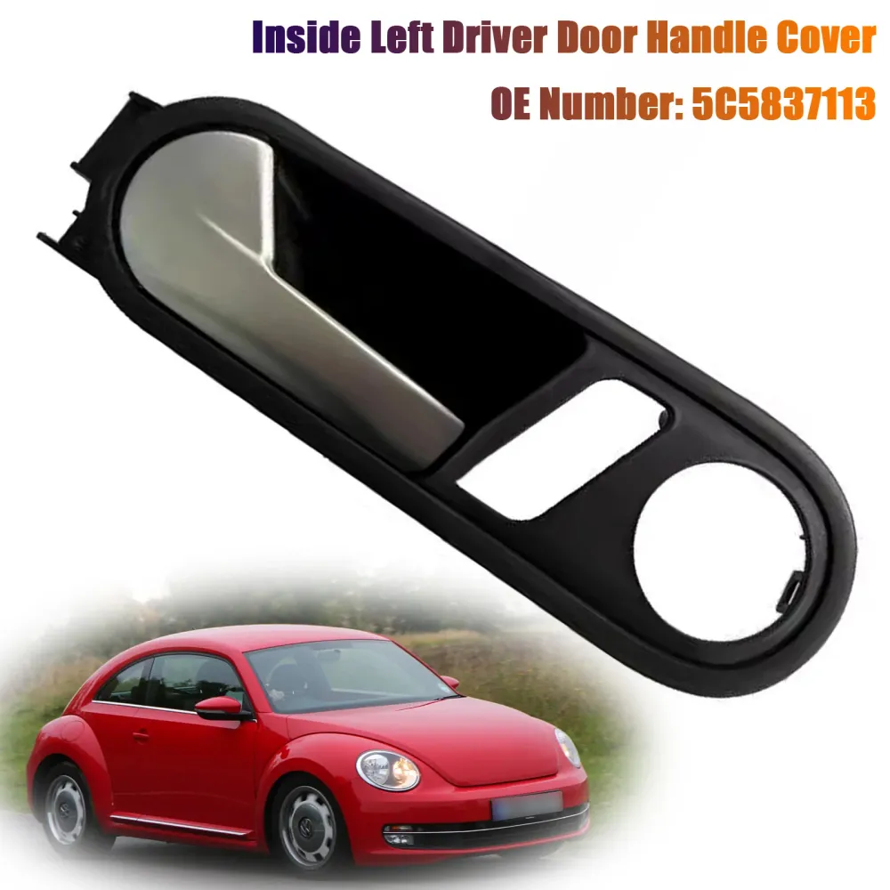 2012-2014 VW Beetle Inside Venstre førerdørhåndtak 5C5837113