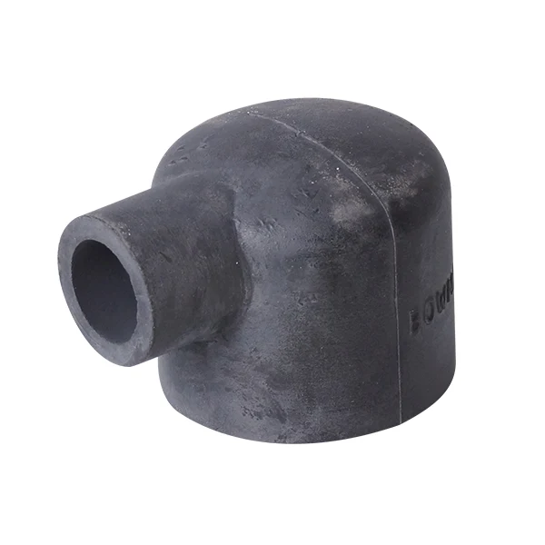 Bowman, Vinkelendestykke DC.2680, Rubber, Ind. Ø 50 mm, slangetilkobling 22 mm