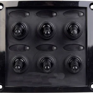 Talamex, Bryterpanel 6 sikringer, IP56, 12V
