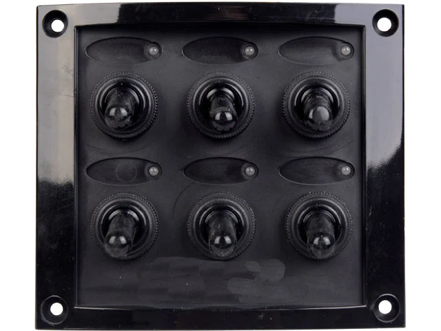 Talamex, Bryterpanel 6 sikringer, IP56, 12V