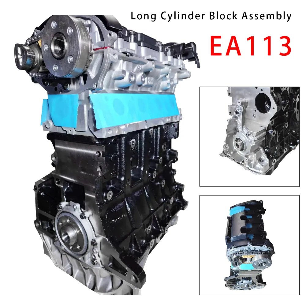 New EA113 Engine Block Assembly Motor Audi A3 A4 A6 TT VW EOS 2.0L Gas Turbo