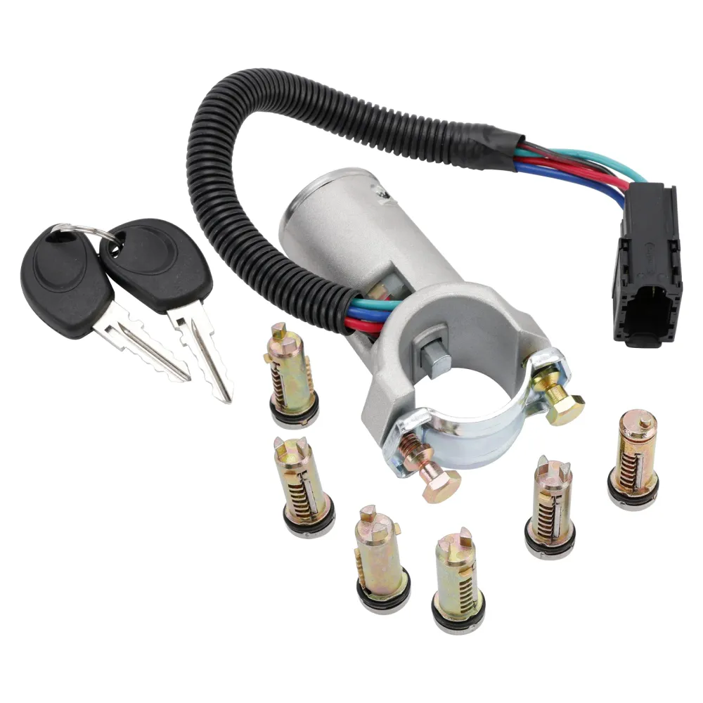 Ignition lock + 6x locking cylinder + key 2996075 Iveco Daily 06-12