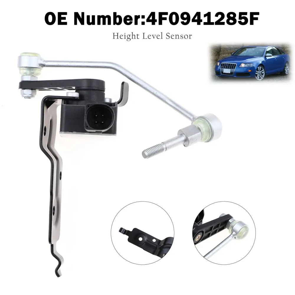 Front Left Headlight Level Sensor 4F0941285F Audi A6 Quattro S6 2005-2011